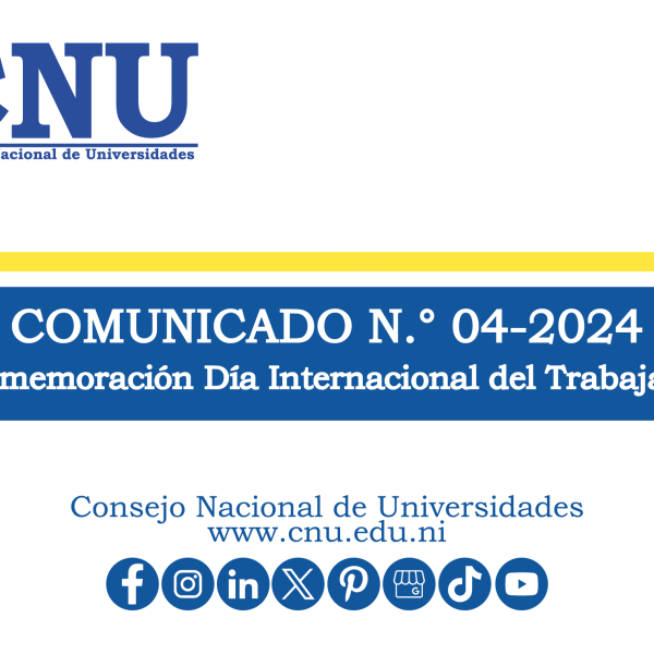 Comunicado No. 04-2024 | Conmemoración Día Internacional del Trabajador